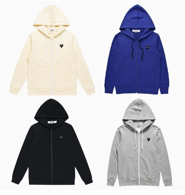Comme des Garçons Play Sudadera con Cremallera