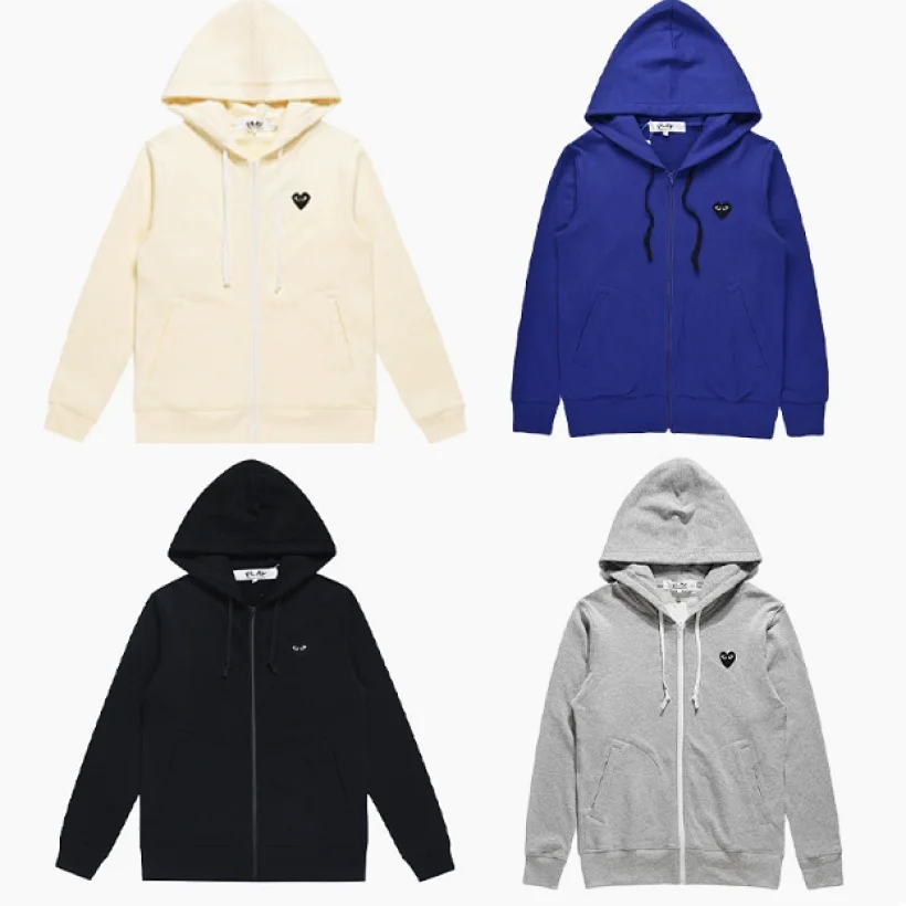 Comme Des Garcons Play Zip Hoodie 5 Styles