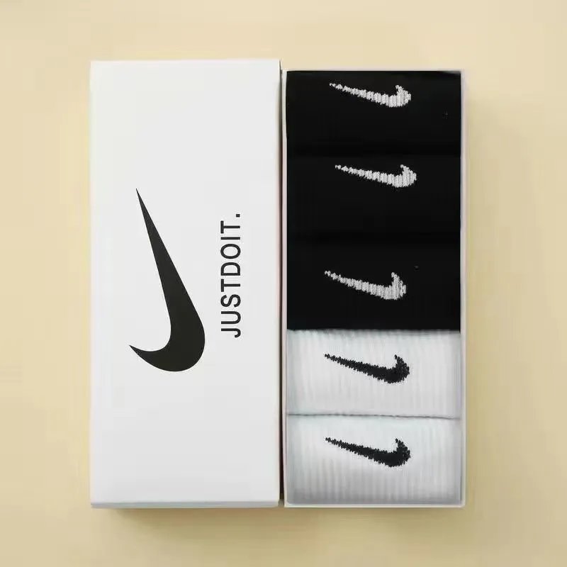 5 pairs【3black+2white】 option
