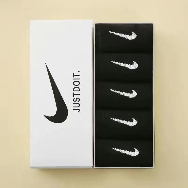 5 pairs 【all black】 option