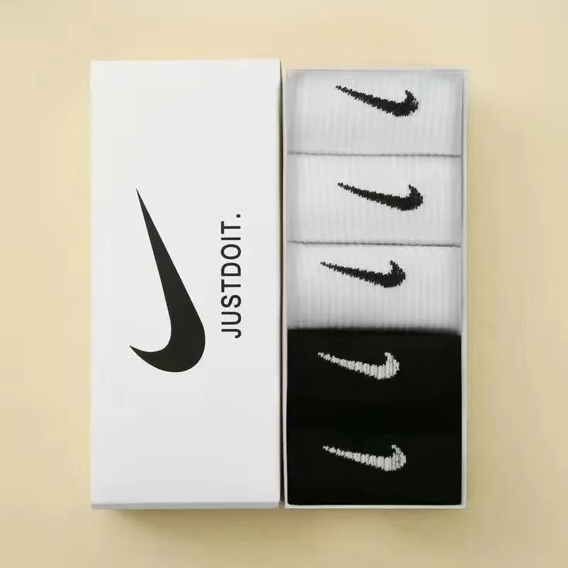 5 pairs【3white+2black】 option
