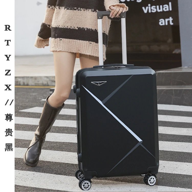 Unbranded Travel Bags Hard-Shell Spinner Suitcase — Distinguished Black-Luxury