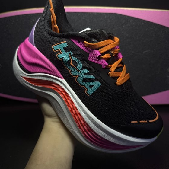 New Arrival! oneone Skyward X Cushioned Height-Increasing Running Shoes with Impact Absorption, Black