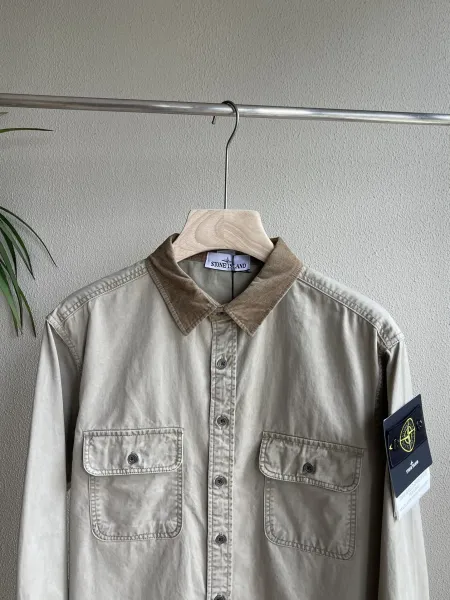 Stone Island UOS Articulated Loaf Com Beige Shirt - 3