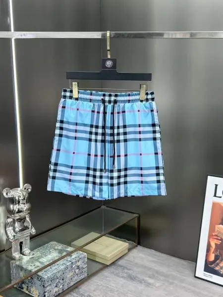 Burberry Classic Check Swim Shorts Blue - 1