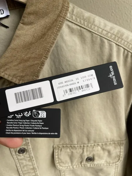 Stone Island UOS Articulated Loaf Com Beige Shirt - 1
