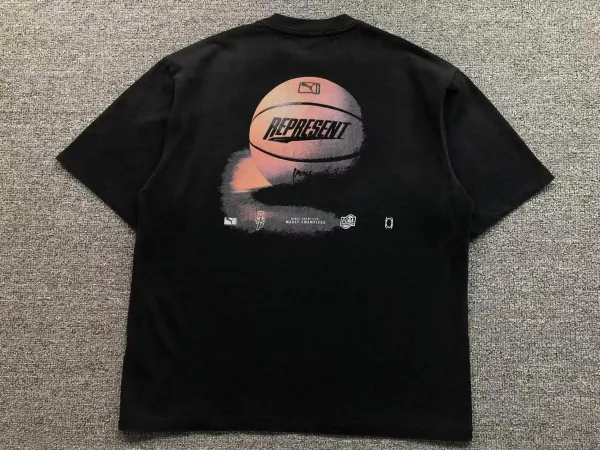 Represent x Puma Basketball Graphic Black T-Shirt - 1