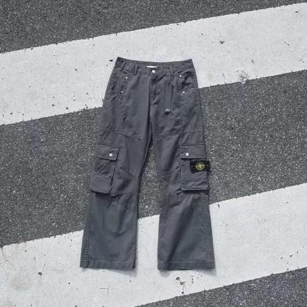 Stone Island Cargo Pants Gray - 1