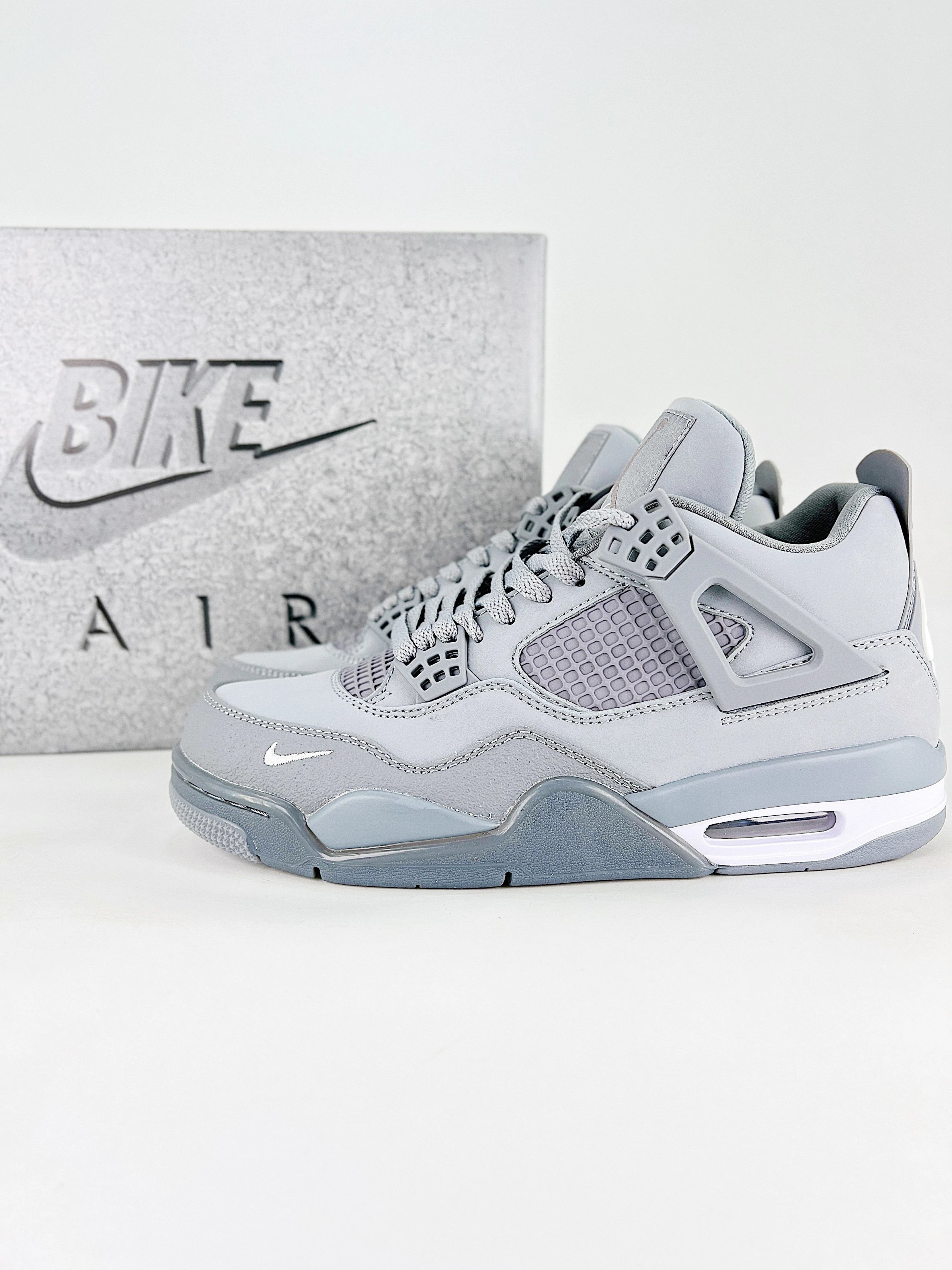 Air Jordan 4 Retro University Blue Sneakers Basketball Shoes - 3
