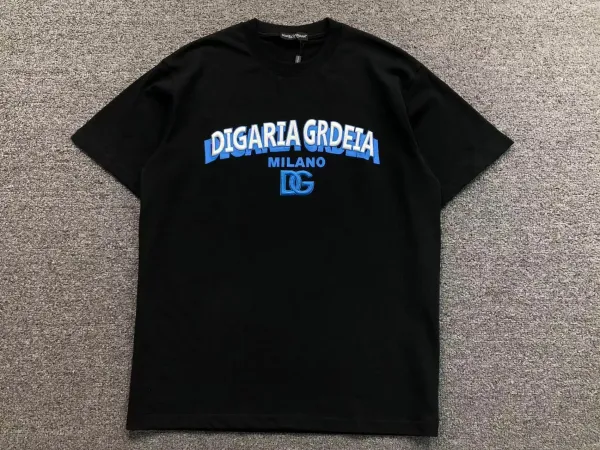 Dolce & Gabbana Digaria Grdeia Milano Black T-Shirt - 1