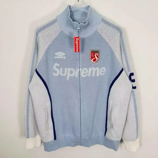 Supreme x Umbro Knit Track Jacket Red / Green - 7