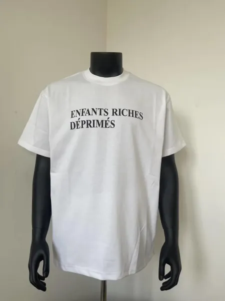 Enfants Riches Déprimés Logo Print White T-Shirt - 1
