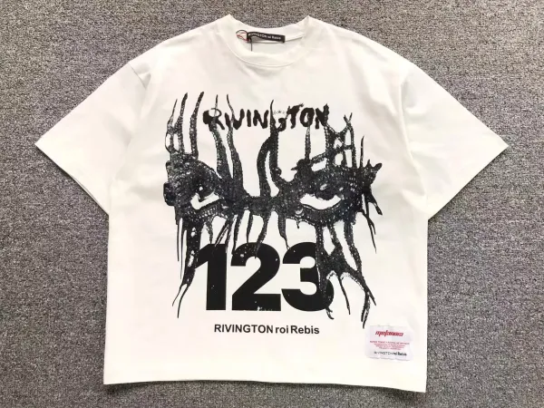 Design Rivington x roi Rebis INFI 123 White T-Shirt T-Shirts - 6