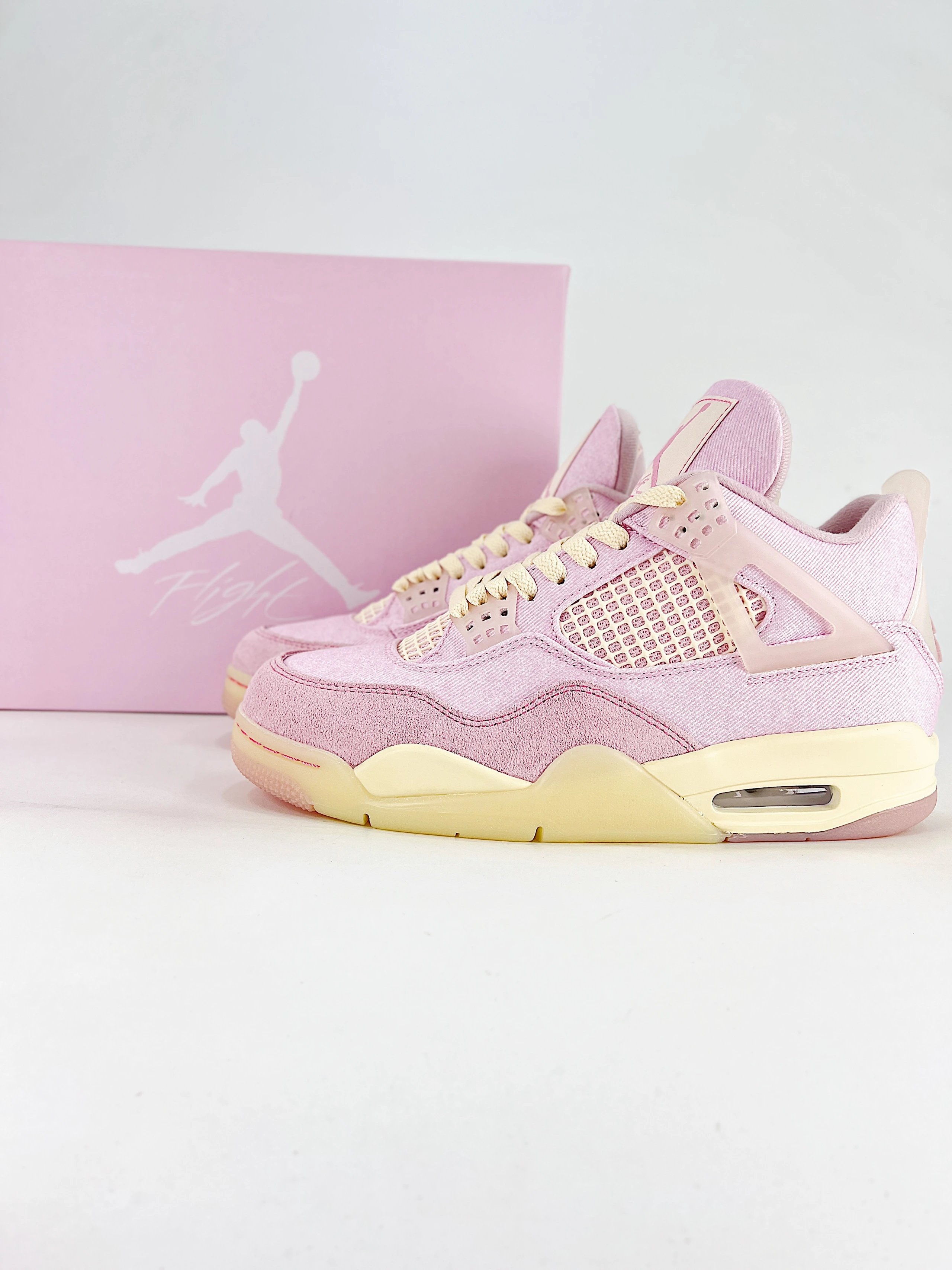 Air Jordan 4 Retro University Blue Sneakers Basketball Shoes - 7