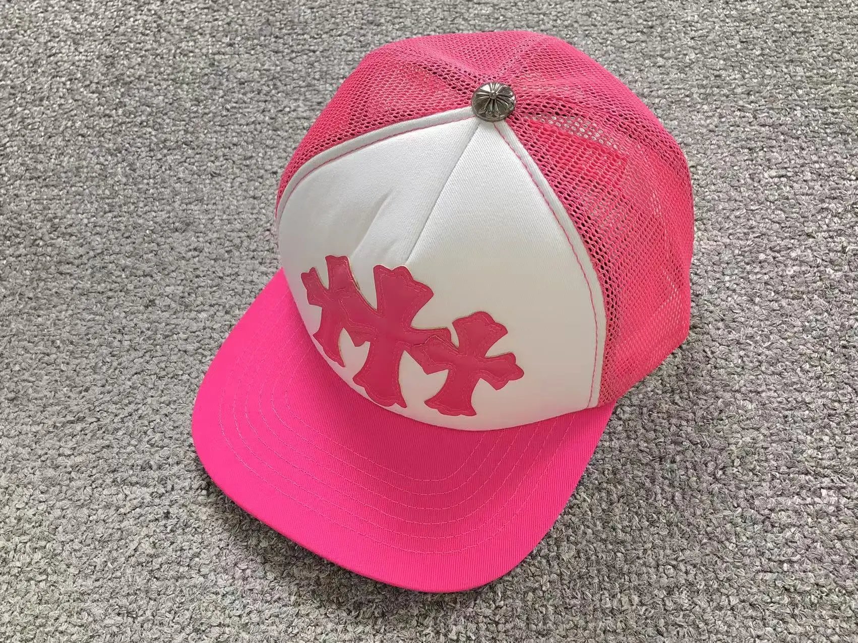Prada Milano Logo Baseball Cap White / Black - 11