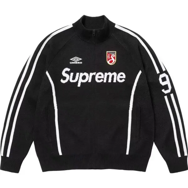 Supreme x Umbro Knit Track Jacket Red / Green - 6