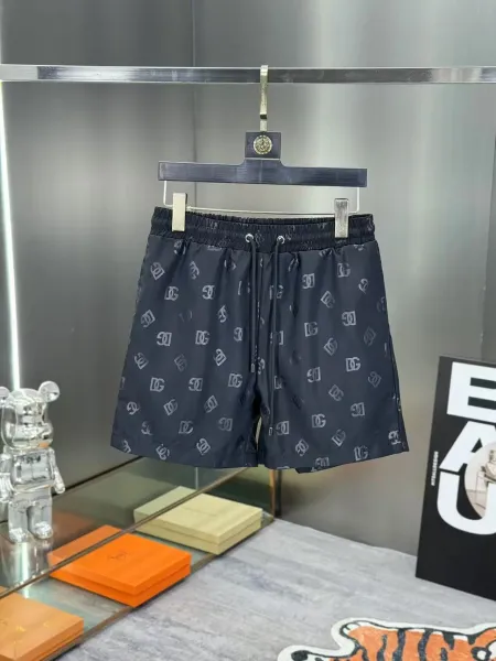 Dolce & Gabbana Monogram Print Swim Shorts Navy - 1