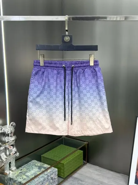 Gucci GG Monogram Gradient Swim Shorts Purple - 1