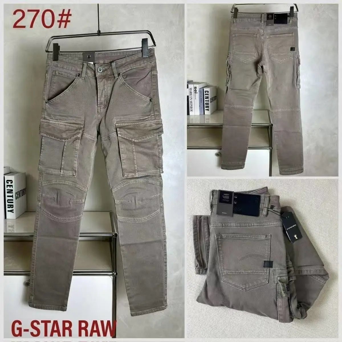 Design G-Star Raw Arc 268# Cargo Jeans Blue Jeans - 5