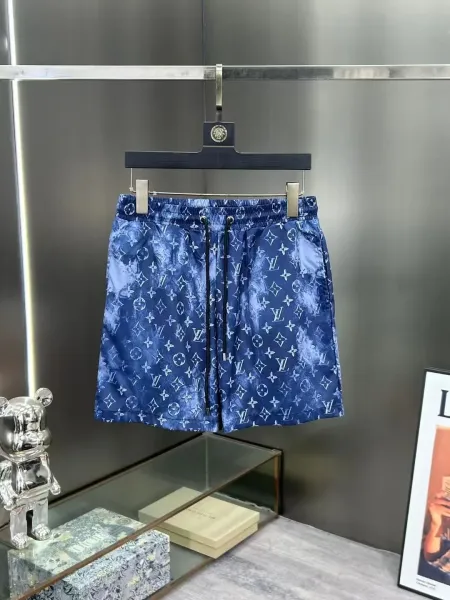 Louis Vuitton Monogram Tie-Dye Swim Shorts Navy Blue - 1