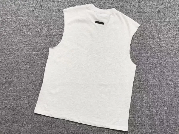 Fear of God Essentials Sleeveless Tee White Vest-Top - 1
