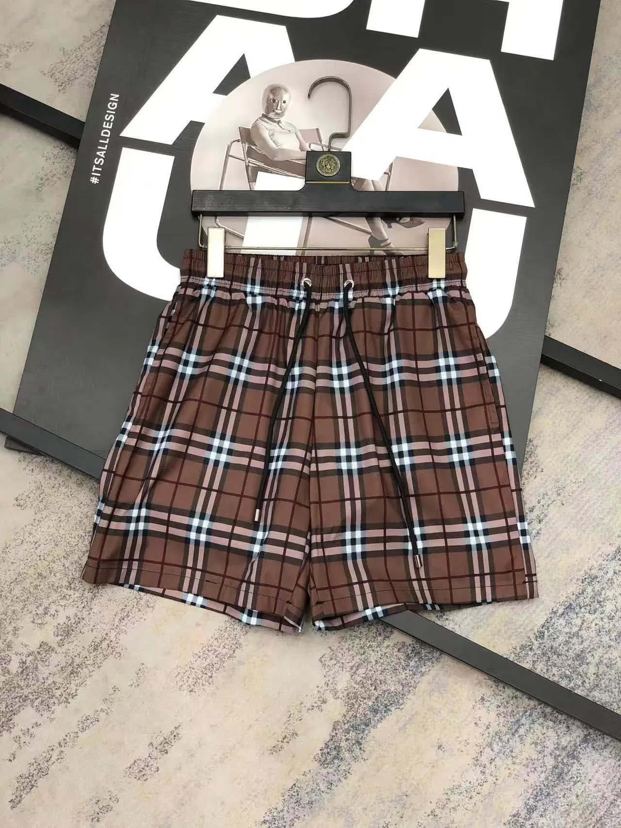 Givenchy 4G Logo Drawstring Shorts Navy - 10
