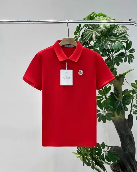 Moncler Classic Red Polo Shirt - 1