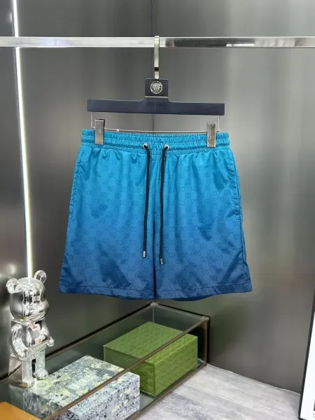 Gucci GG Monogram Gradient Blue Swim Shorts - 9