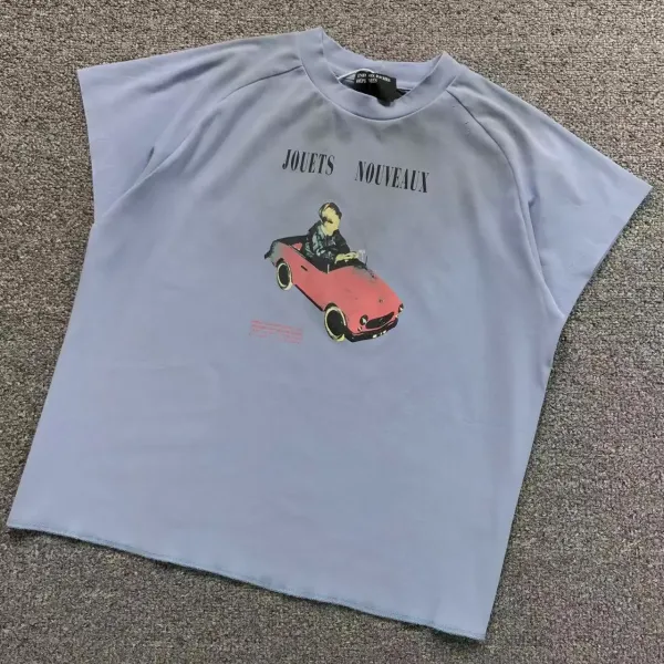 Enfants Riches Déprimés Jouets Nouveaux Graphic T-Shirt Light Blue - 1
