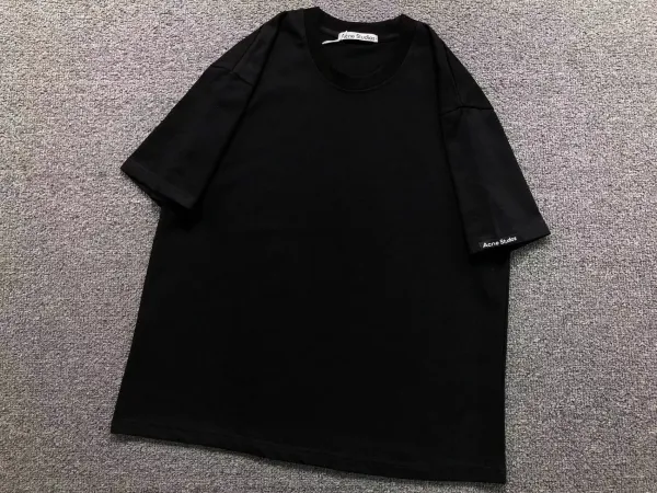 Acne Studios Logo Patch Black T-Shirt - 1