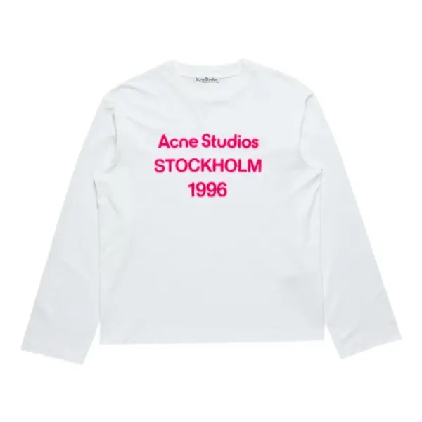 Design Oversized Graphic Long-Sleeve T-Shirt White - 9