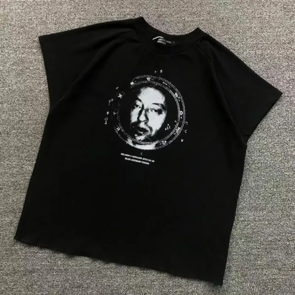 Enfants Riches Déprimés Astrological Portrait Black T-Shirt - 1