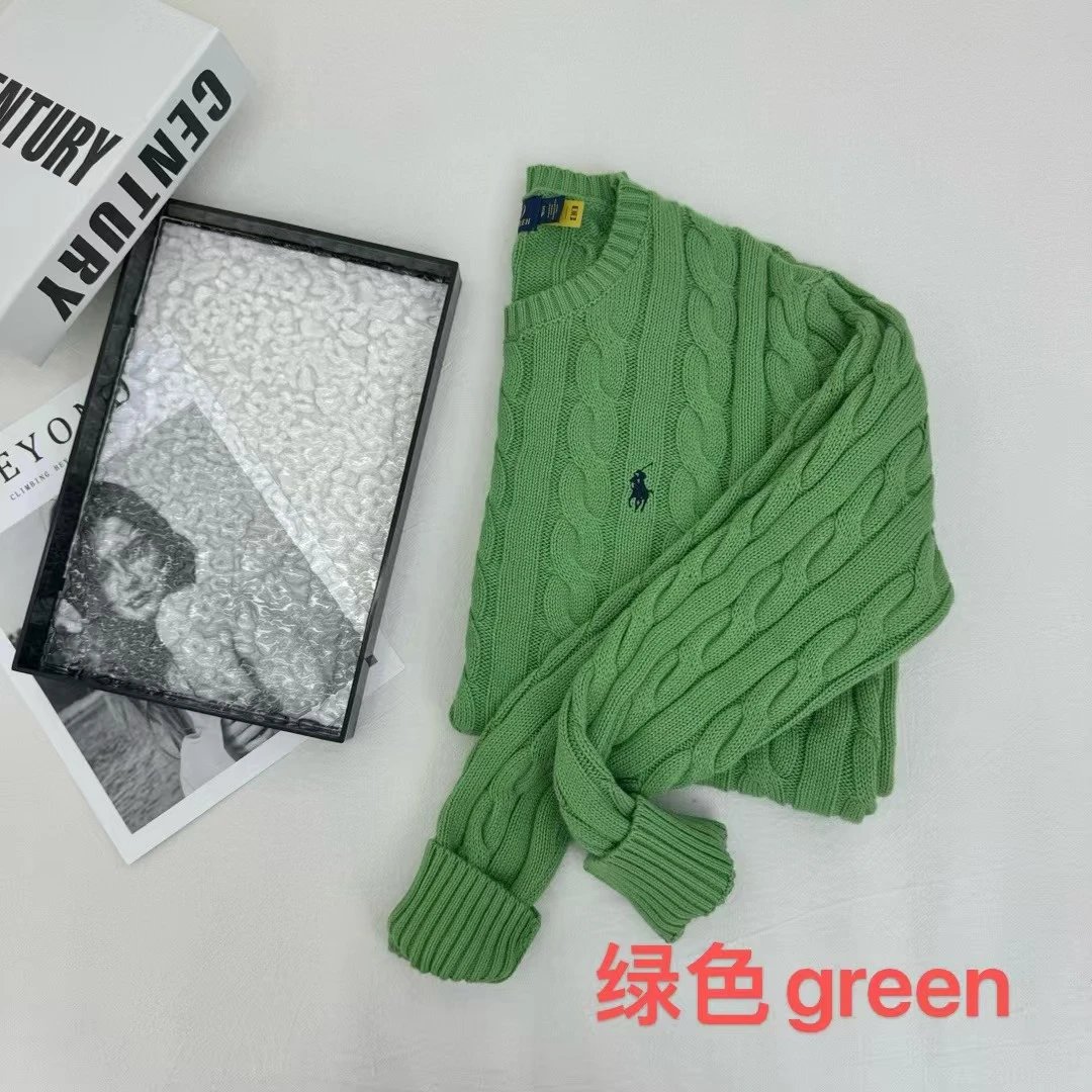 lizhien102206 十色100纯棉秋冬款圆领长袖毛衣 6