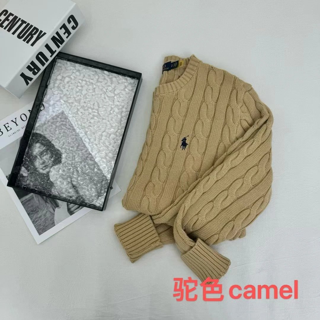 lizhien102206 十色100纯棉秋冬款圆领长袖毛衣 7