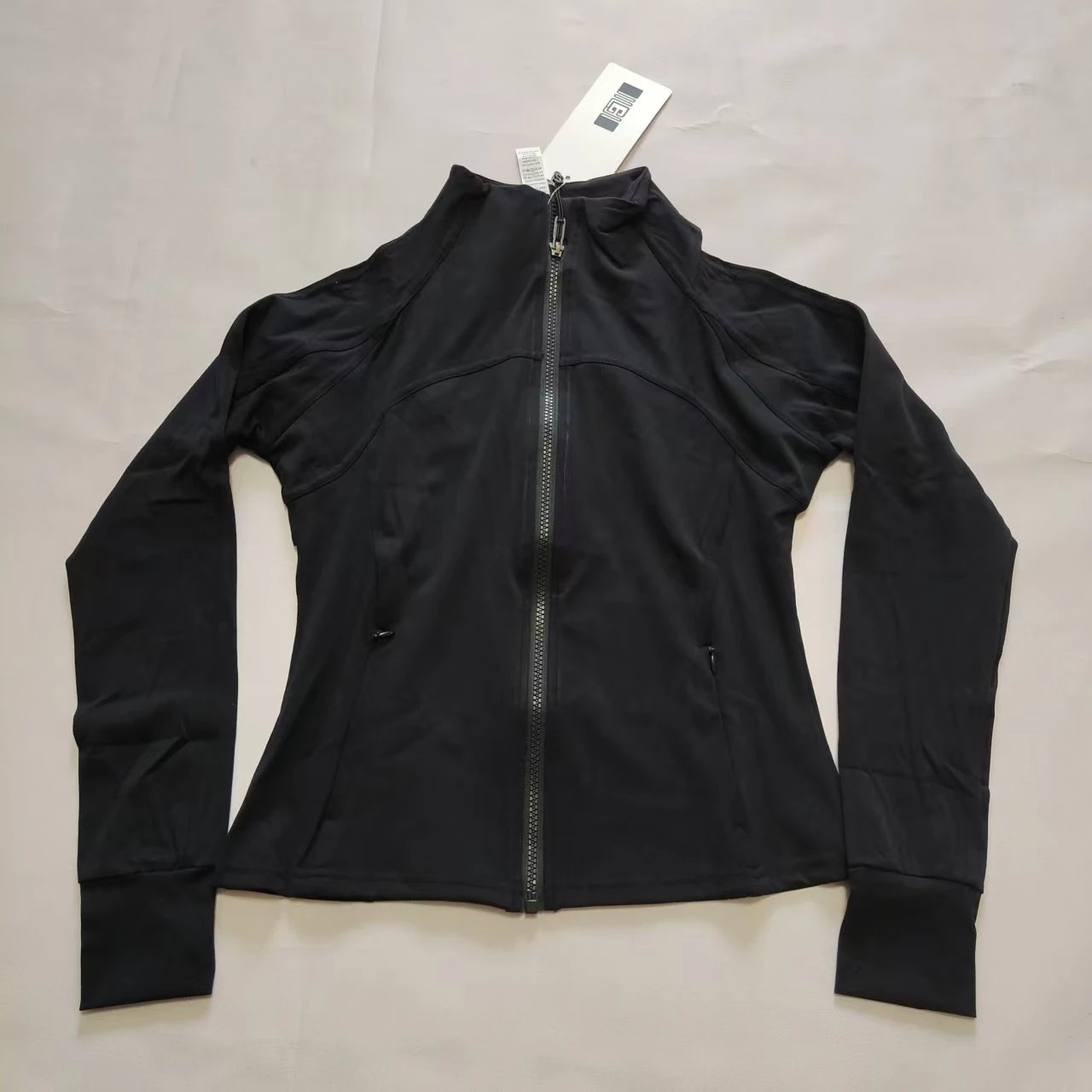 黑色lulu瑜伽上衣M