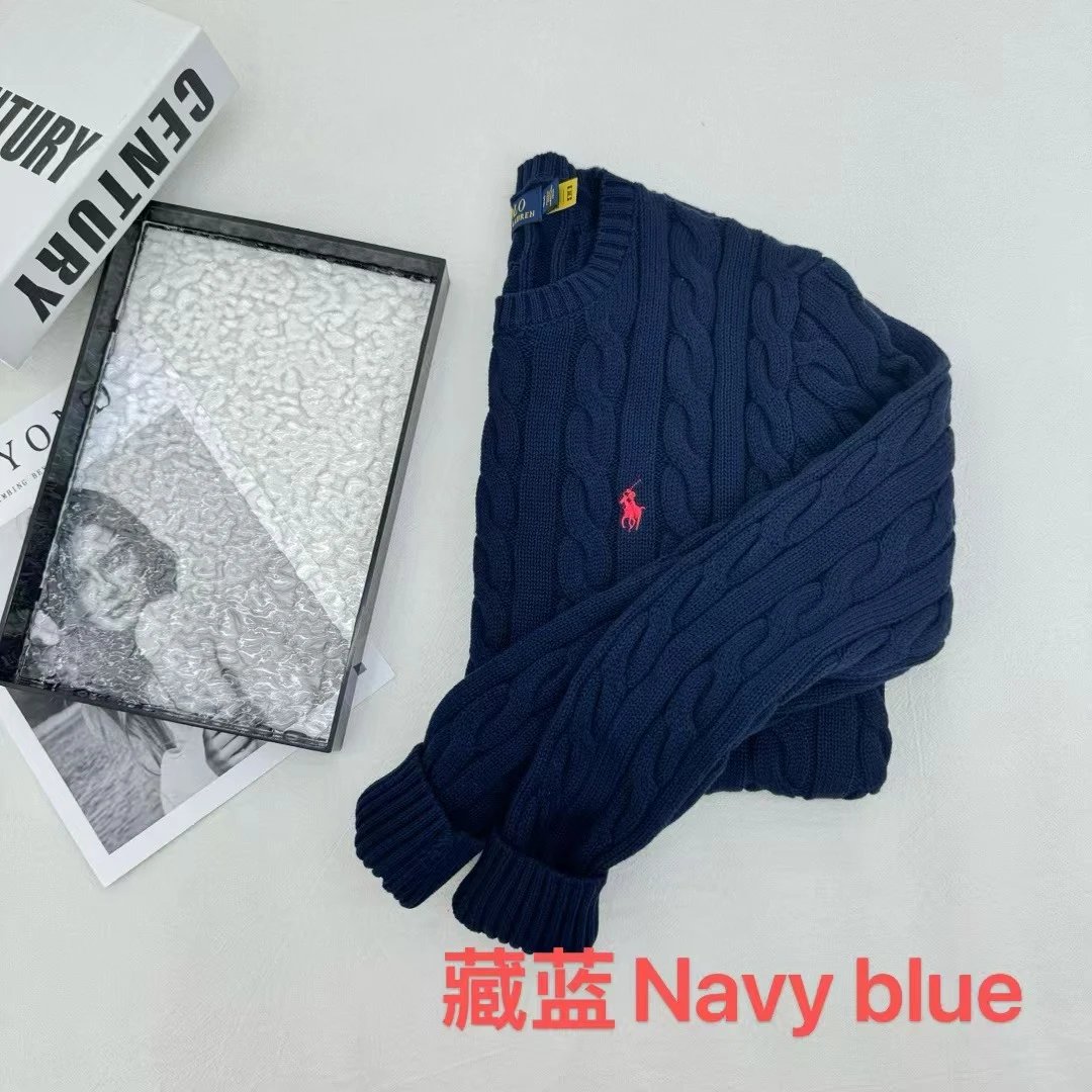 lizhien102206 十色100纯棉秋冬款圆领长袖毛衣 10