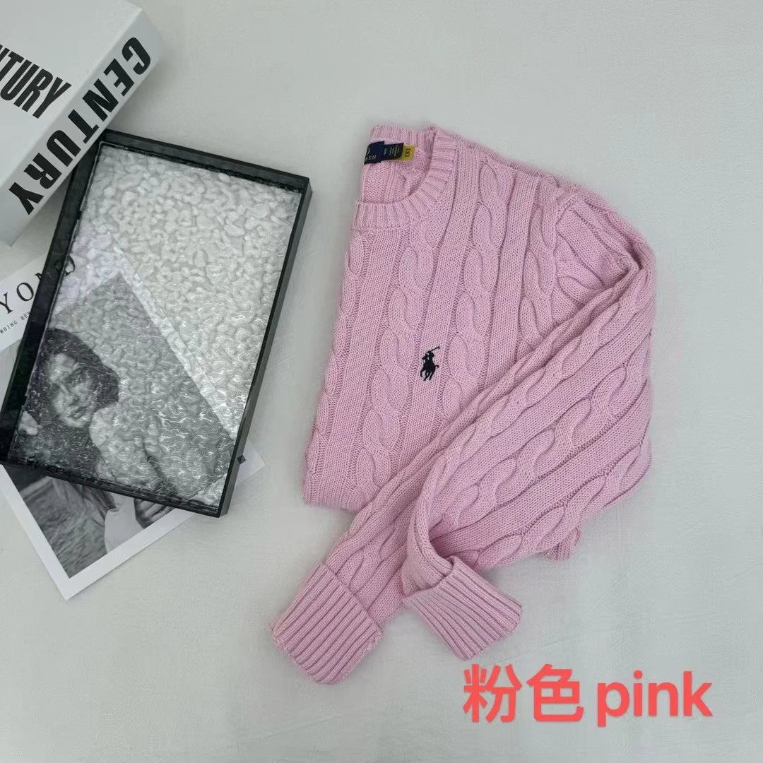 lizhien102206 十色100纯棉秋冬款圆领长袖毛衣 11