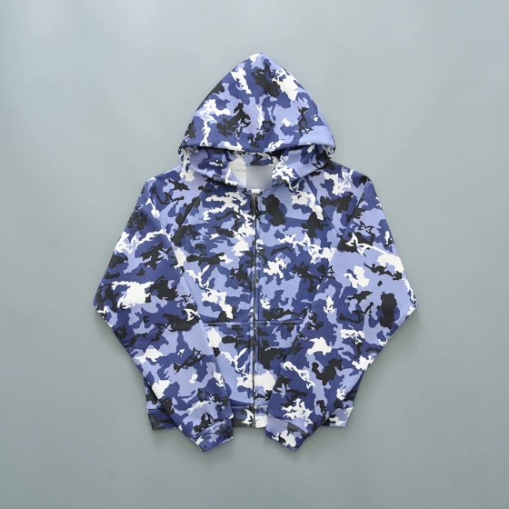 Hooded Sweatshirt Jacket