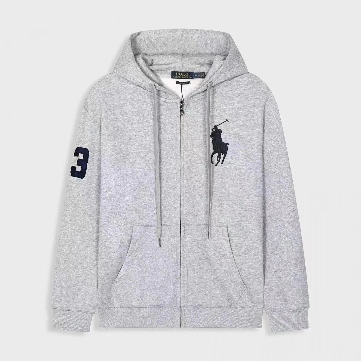 Polo Ralph Lauren Hoodie Big Pony Grey