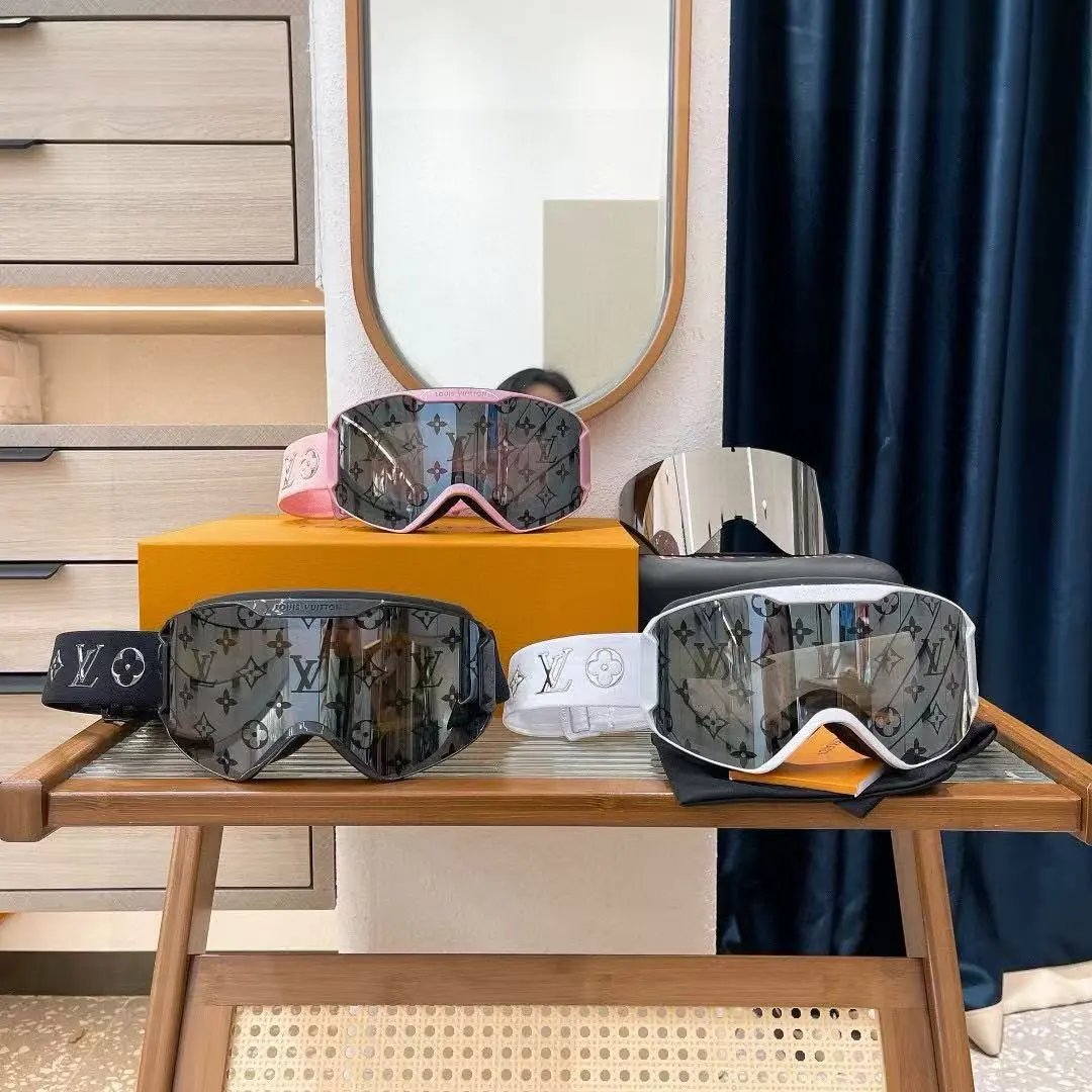 印花滑雪护目镜