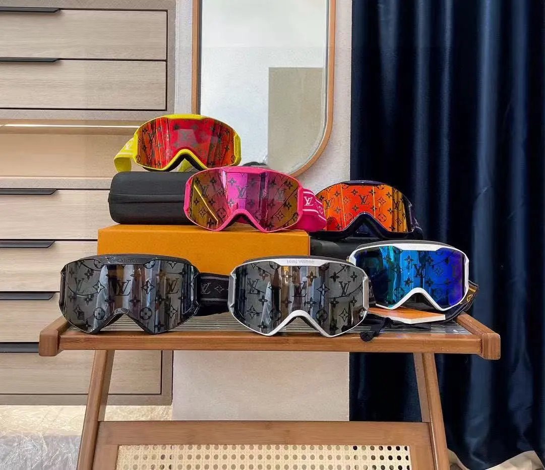 印花滑雪护目镜