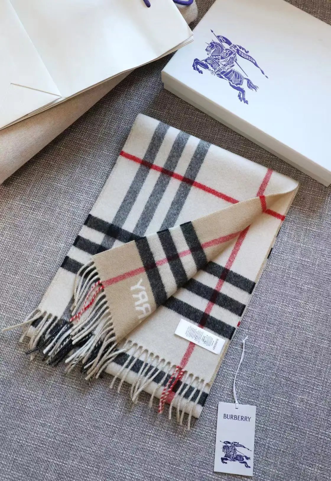 🔥经典格子围巾