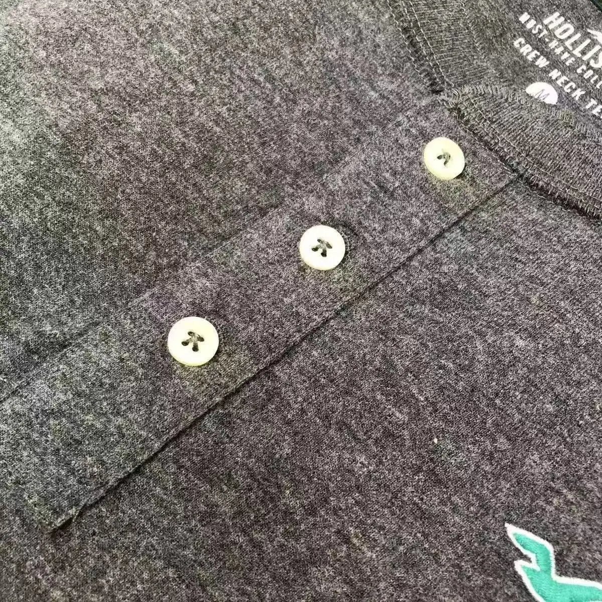 Design New Trend Gingham Button-Down Shirt Navy Blue Shirt - 12