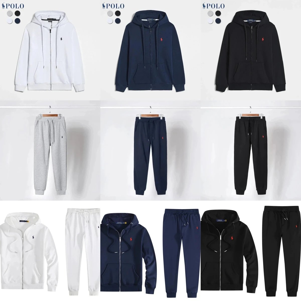 Men’s sweatshirt spring and autumn new zipper pullover cardigan sports hooded casual top long-sleeved jacket