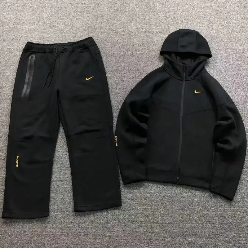 Nike NOCTA Tech Fleece Hoodie and Joggers Black Set