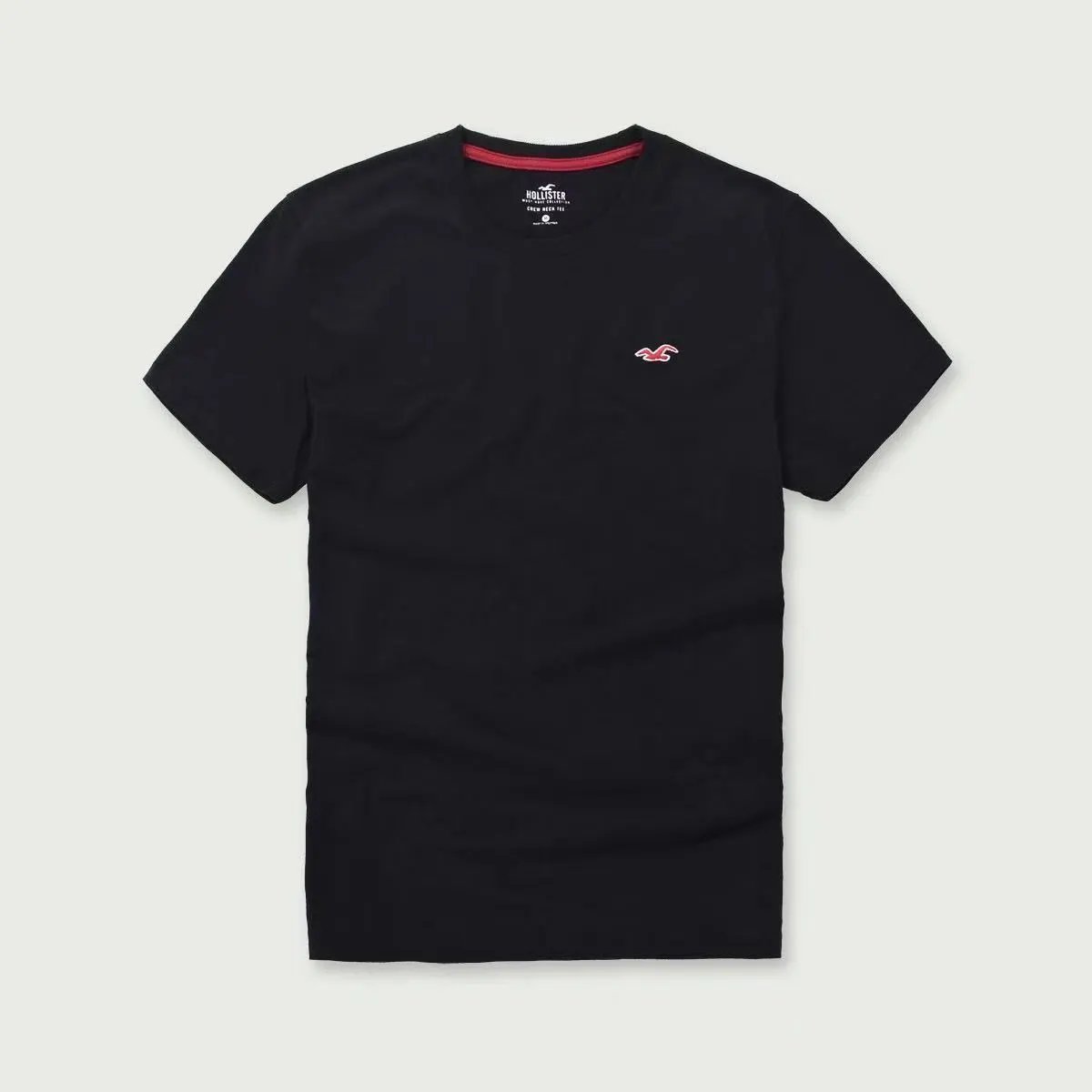 Hollister Crew Neck Tee Black T-Shirt