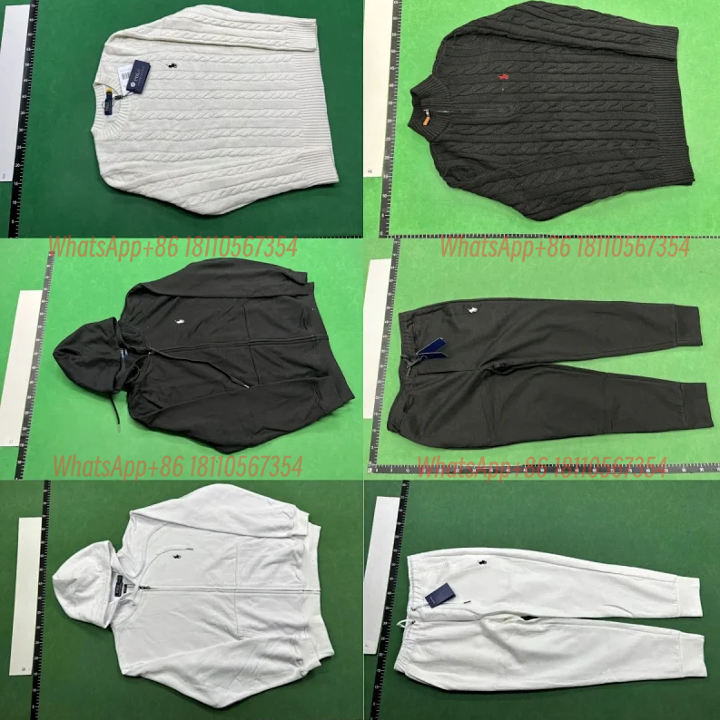 High-quality branded short-sleeved shorts, hoodies, zipper sweaters, and jerseys collection for sale