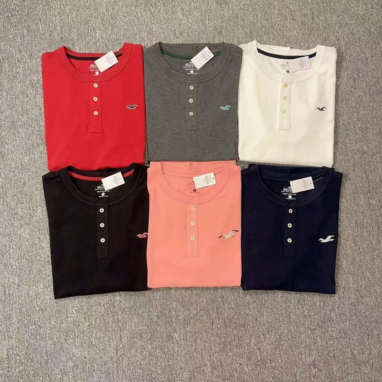 Design New Trend Gingham Button-Down Shirt Navy Blue Shirt - 3