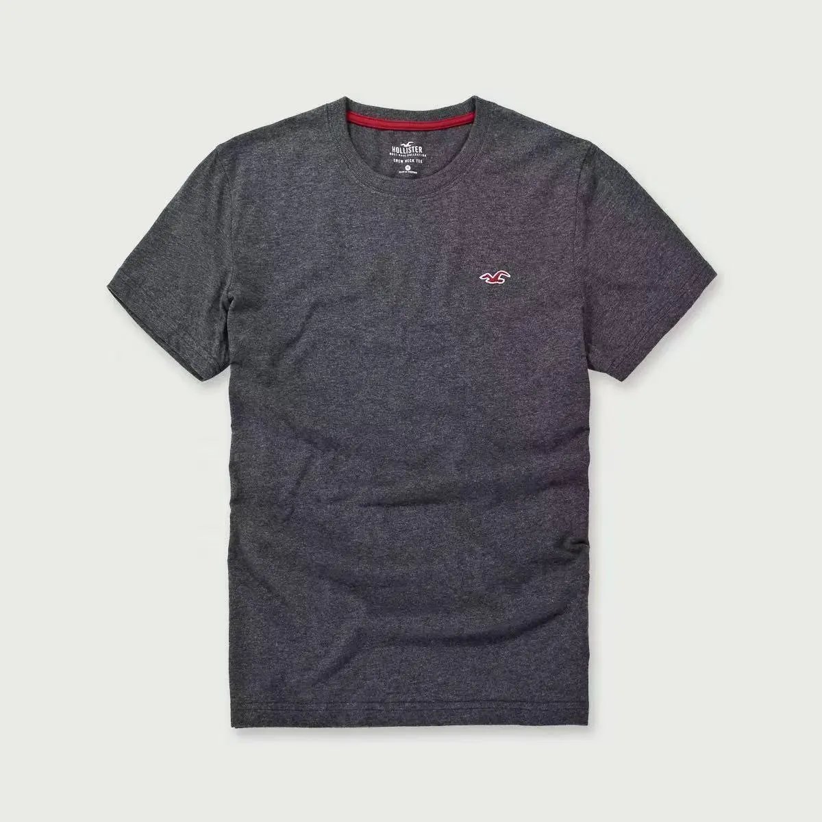 Hollister Classic Logo T-Shirt Charcoal Gray T-Shirt