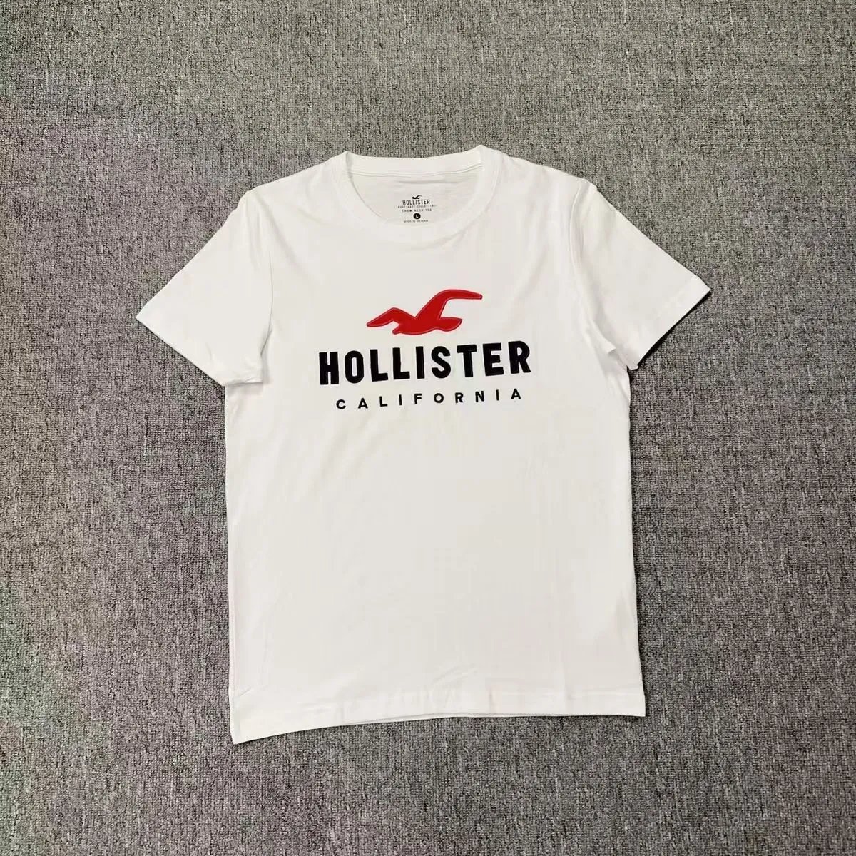 Hollister California Logo Graphic White T-Shirt